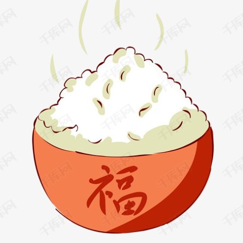 一杯白米飯