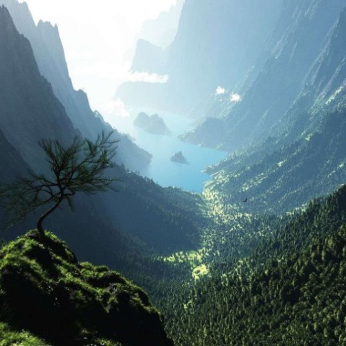 溪上青山
