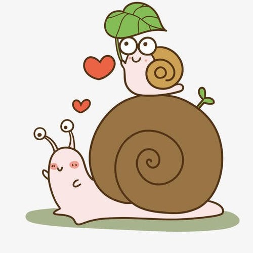 透明的蝸牛
